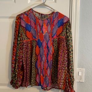 Anthropologie (bl-nk) flowy top